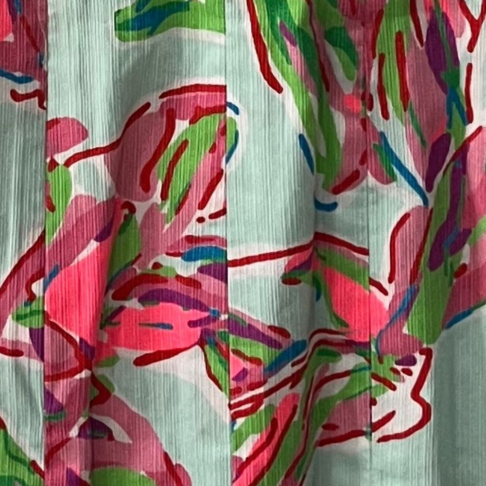 Lilly Pulitzer In The Vias Rosie Shift Dress, Pink, Green, Blue, Size 0 - Picture 3 of 4
